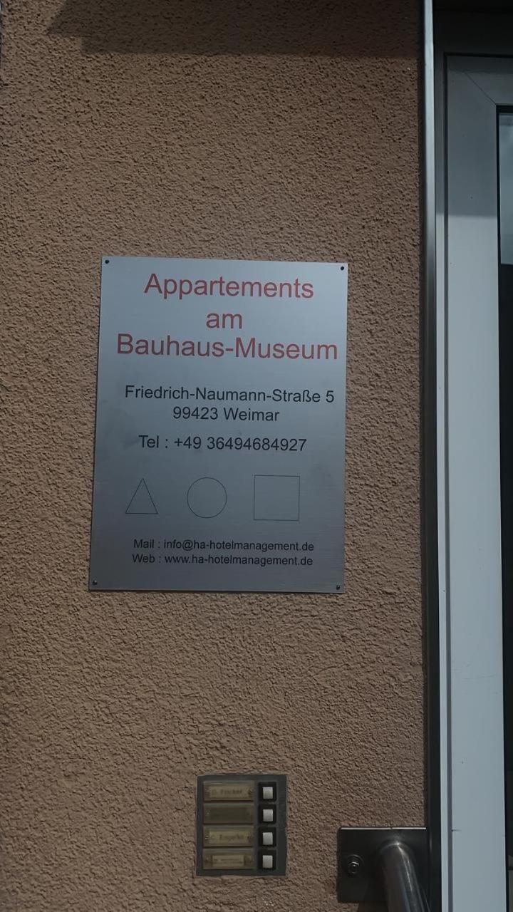Cityappartement Am Bauhaus-Museum Weimar  Eksteriør bilde
