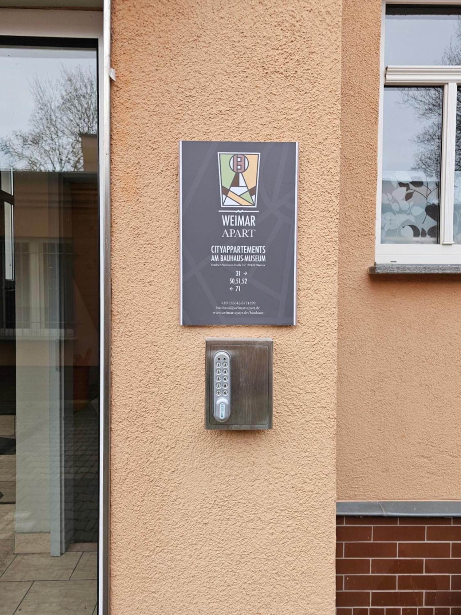 Cityappartement Am Bauhaus-Museum Weimar  Eksteriør bilde